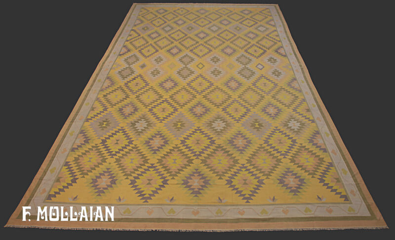 A Massive Antique Indian Dhurrie Kilim n°:99782499